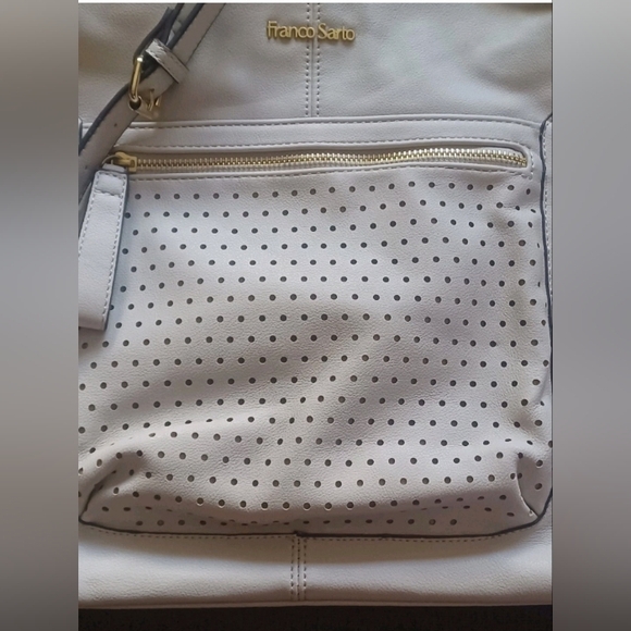 Franco Sarto White Crossbody Purse 🤍💫✨️ 12"×12" - Picture 3 of 14